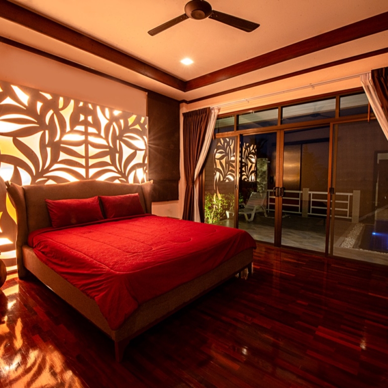 Panoramic Sea & Sunset View Pool Villa in Bophut