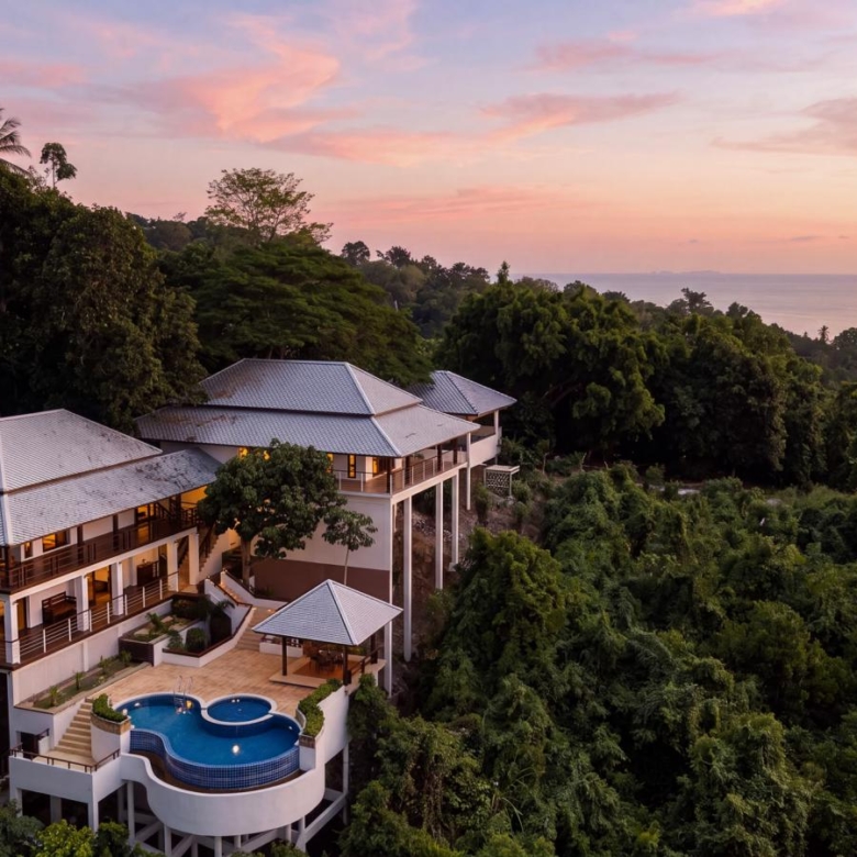 Private Tropical Sea View Estate in Laem Yai, Koh Samui