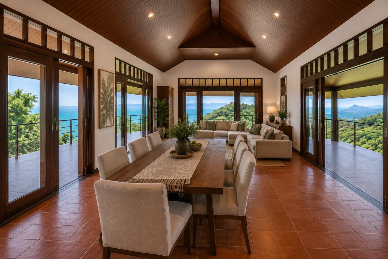 Private Tropical Sea View Estate in Laem Yai, Koh Samui