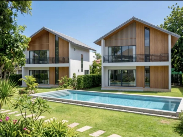 Modern Japanese-Inspired Villas in Plai Laem, Koh Samui