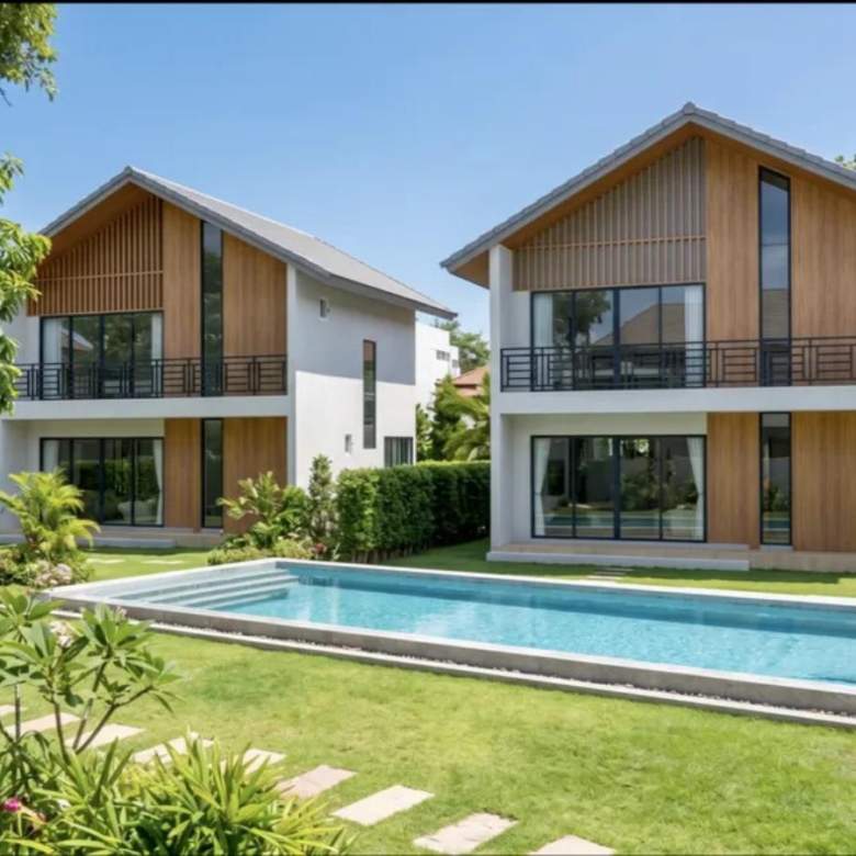 Modern Japanese-Inspired Villas in Plai Laem, Koh Samui