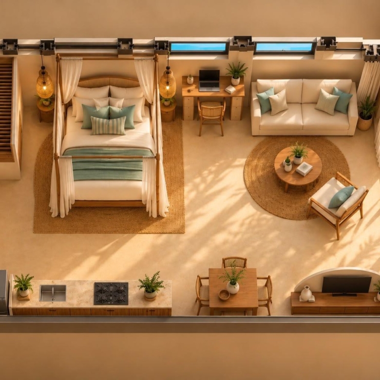 Seaview Apartments Lamai: Your Own Piece of Paradise, 200 m from the Beach