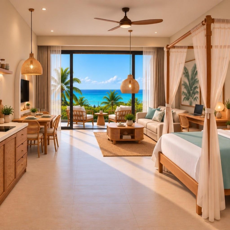 Seaview Apartments Lamai: Your Own Piece of Paradise, 200 m from the Beach