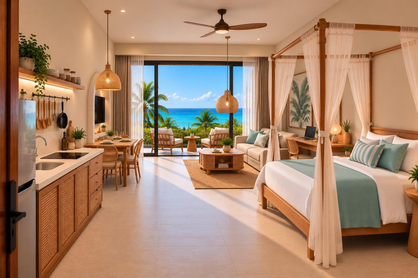 Seaview Apartments Lamai: Your Own Piece of Paradise, 200 m from the Beach