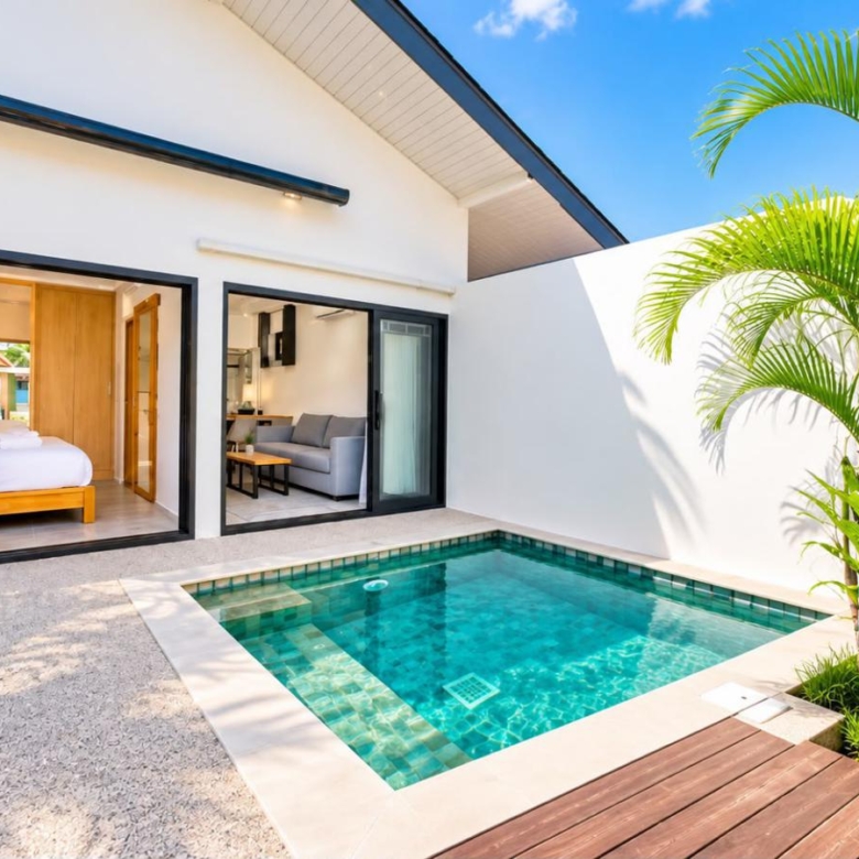 Elegant 1 BR Leasehold Villas in Bangrak, Koh Samui